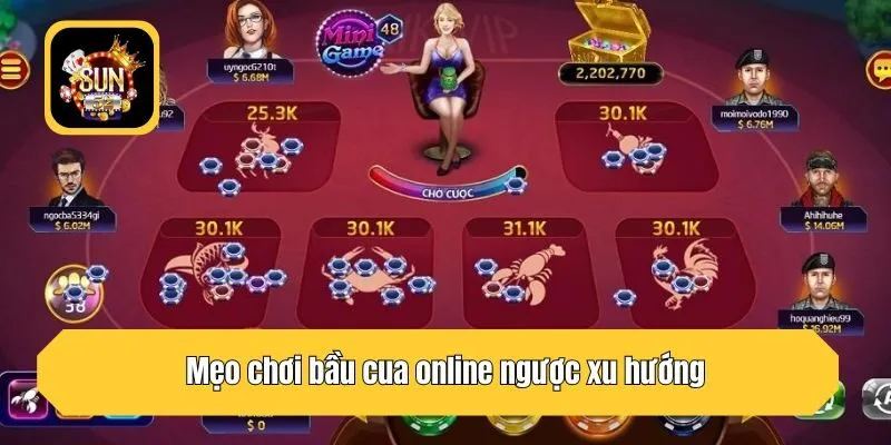 Mẹo chơi bầu cua online ngược xu hướng